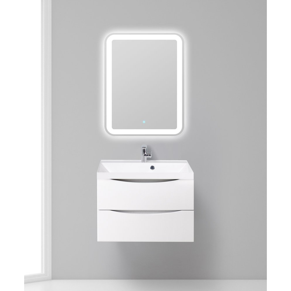 

Мебель для ванной BelBagno Marino 700-2C-SO-BL-P Bianco Lucido, Белый