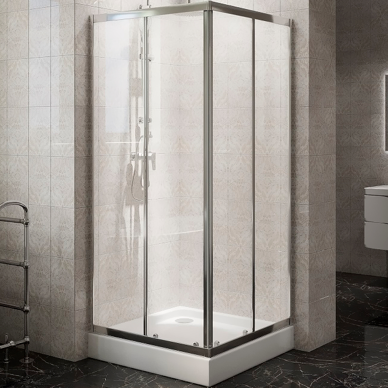 Душевой уголок BelBagno 90х90 DUE-A-2-90-C-Cr душевой уголок belbagno 90х90 uno 195 r 2 90 c nero