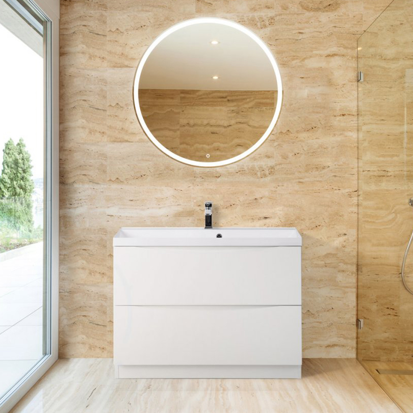 Мебель для ванной BelBagno Marino 700-2C-PIA-BL-P Bianco Lucido