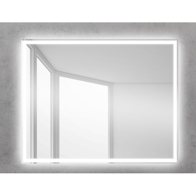 Зеркало BelBagno SPC-GRT-1000-800-LED-BTN, цвет без цвета (просто зеркальное полотно) - фото 1