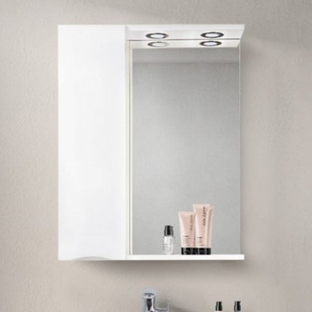 Зеркало для ванной BelBagno Marino SPC-700/750-1A-BL-P-L Bianco Lucido
