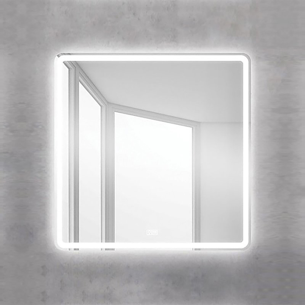 Зеркало для ванной BelBagno SPC-MAR-800-800-LED-TCH-WARM зеркало evoform с полочкой 40 см со встроенным led светильником 2 w 40x75 см