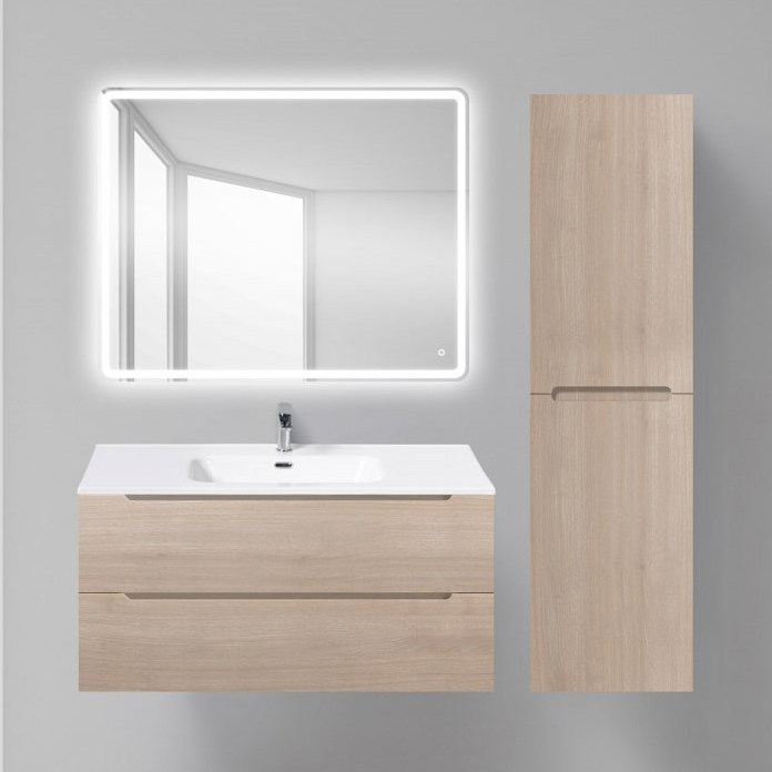 Мебель для ванной BelBagno Etna 1000-2C-SO-RG-P Rovere Grigio