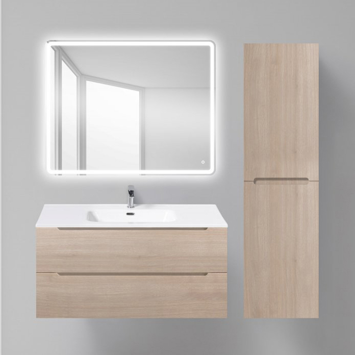 

Мебель для ванной BelBagno Etna 1000-2C-SO-RG-P Rovere Grigio, Светлое дерево