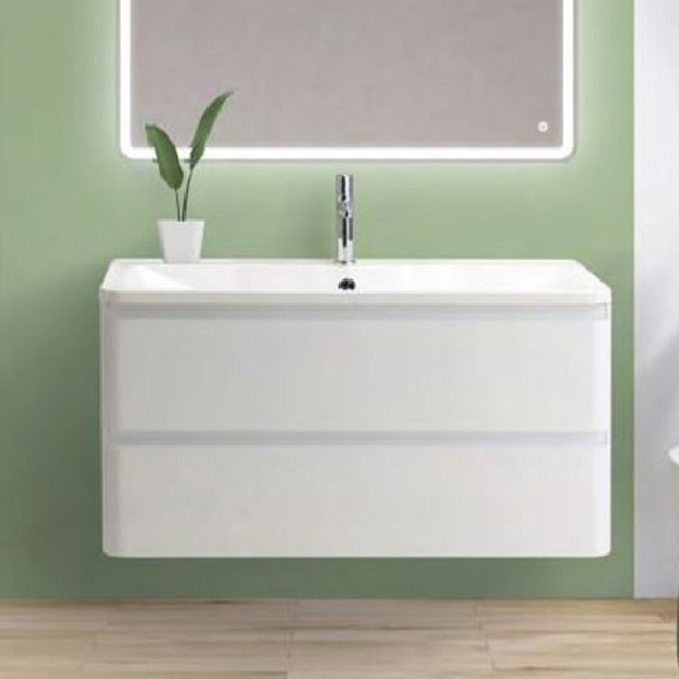 Тумба с раковиной BelBagno Albano 900-2C-SO-BL Bianco Lucido