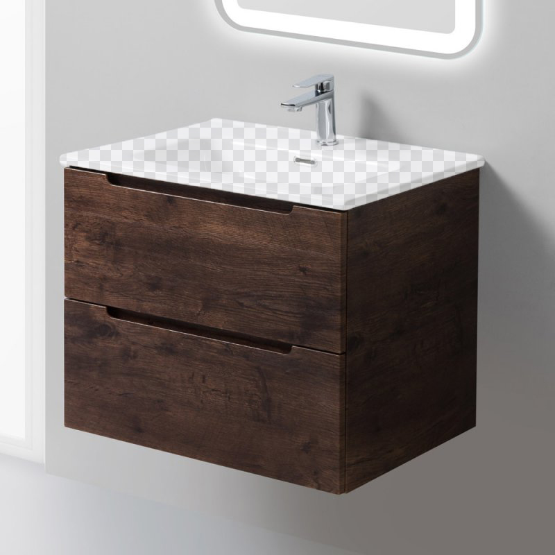 Тумба под раковину BelBagno Etna 600-2C-SO-RW-P Rovere Moro тумба под раковину belbagno etna h60 60 rovere moro etna h60 600 2c so rw p