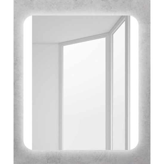 Зеркало BelBagno SPC-CEZ-700-600-LED-BTN, цвет без цвета (просто зеркальное полотно) - фото 1