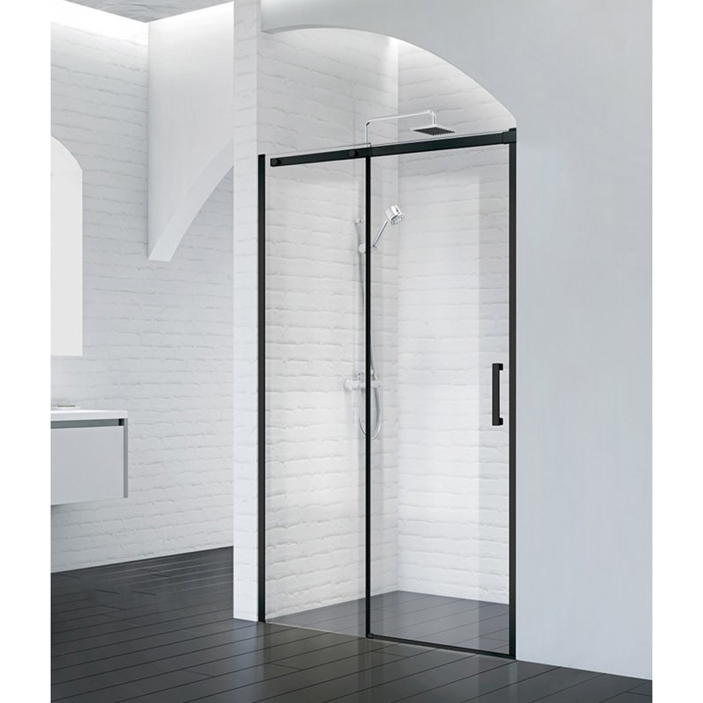 

Душевая дверь Belbagno Acqua BF-1-140-C-NERO, Прозрачный