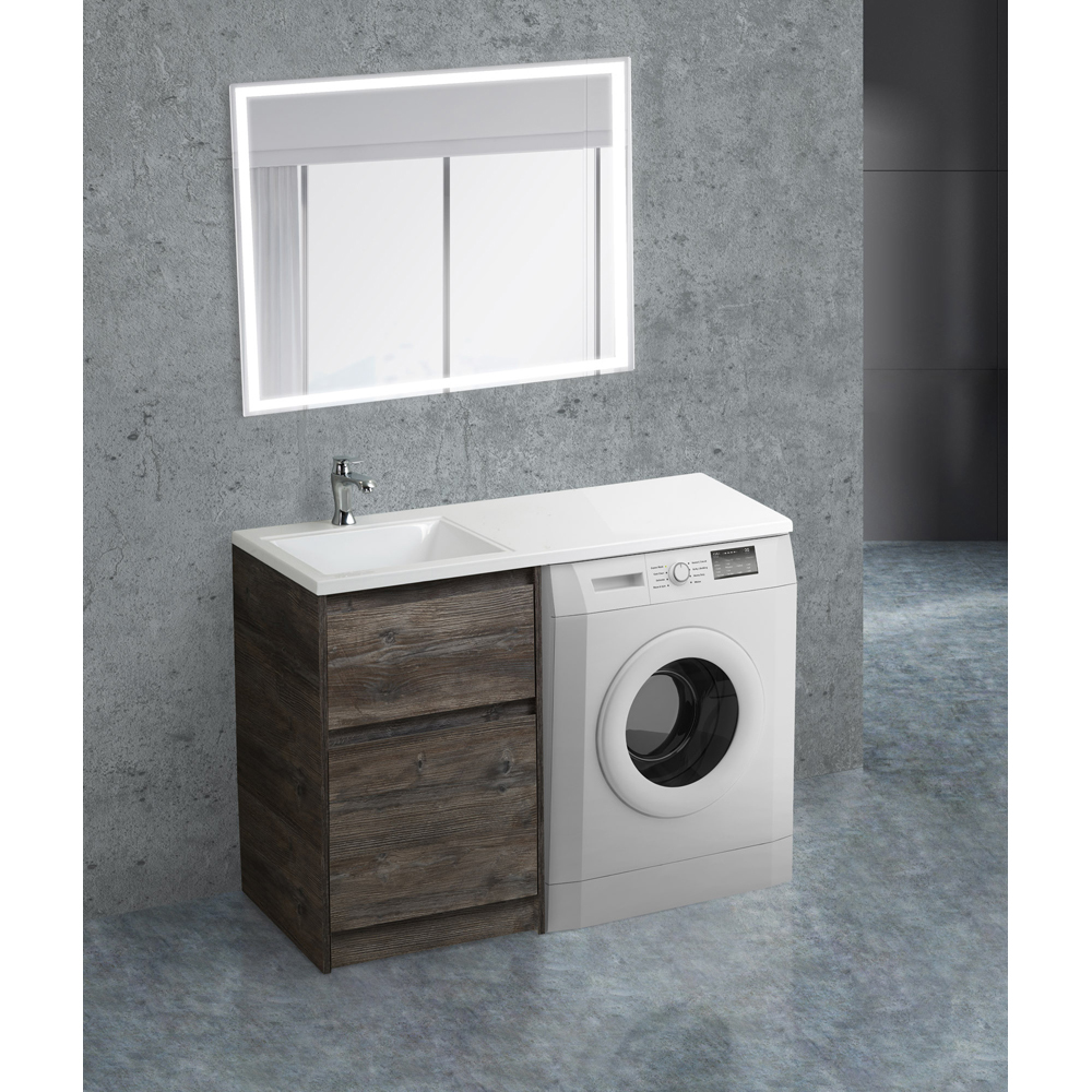 

Мебель для ванной BelBagno Kraft 1200-2C-SO-PP Pino Pasadena, Темное дерево