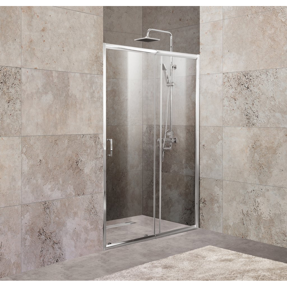 

Душевая дверь BelBagno Unique BF-1-100/115-C-Cr, Прозрачный