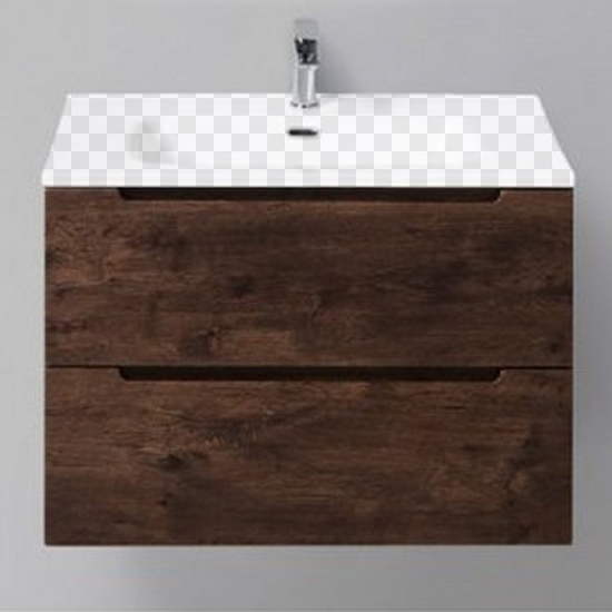 

Тумба под раковину BelBagno Etna 700-2C-SO-RW-P Rovere Moro, Темное дерево