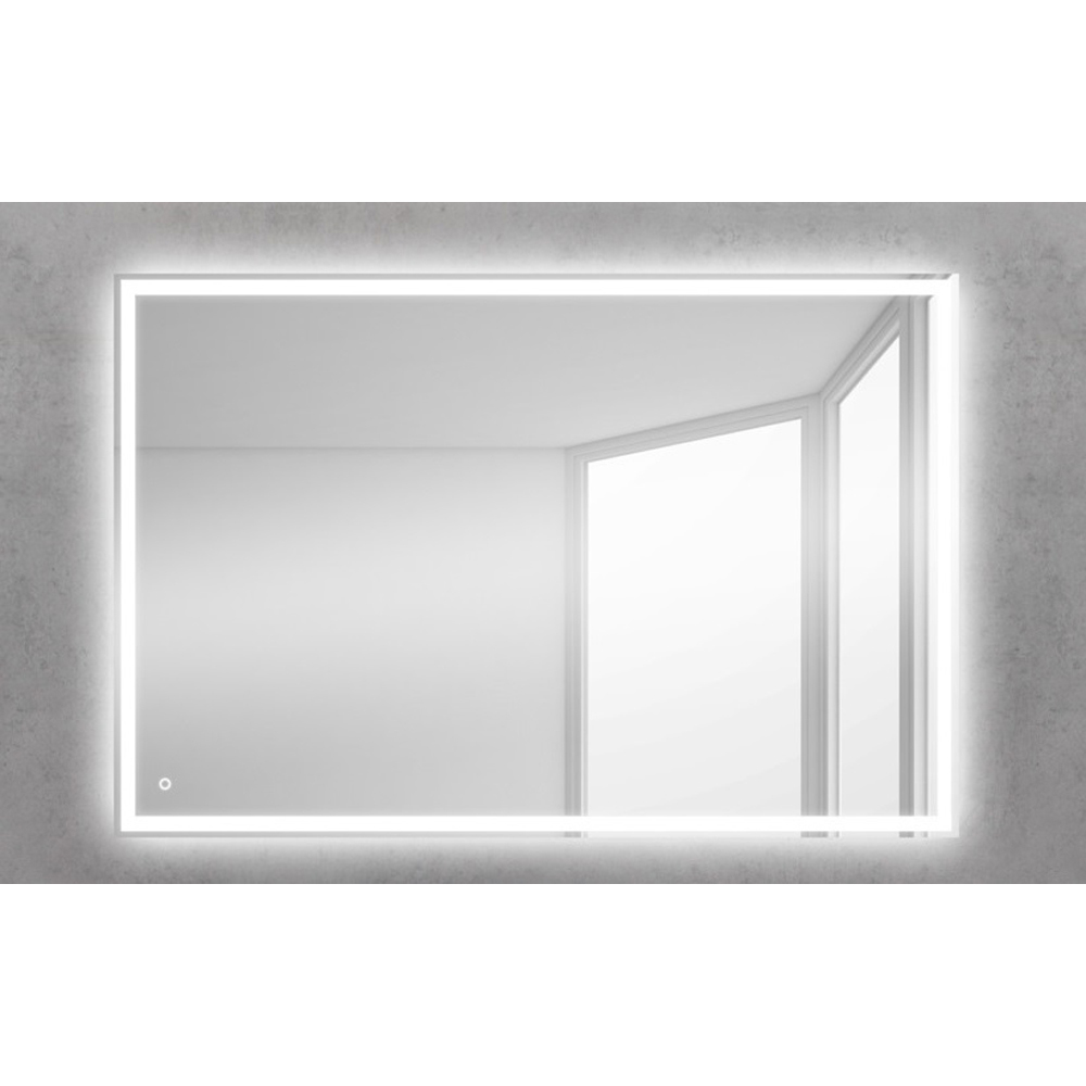 Зеркало для ванной Belbagno SPC-GRT-1000-800-LED-TCH-RAD зеркало evoform с полочкой 40 см со встроенным led светильником 2 w 40x75 см