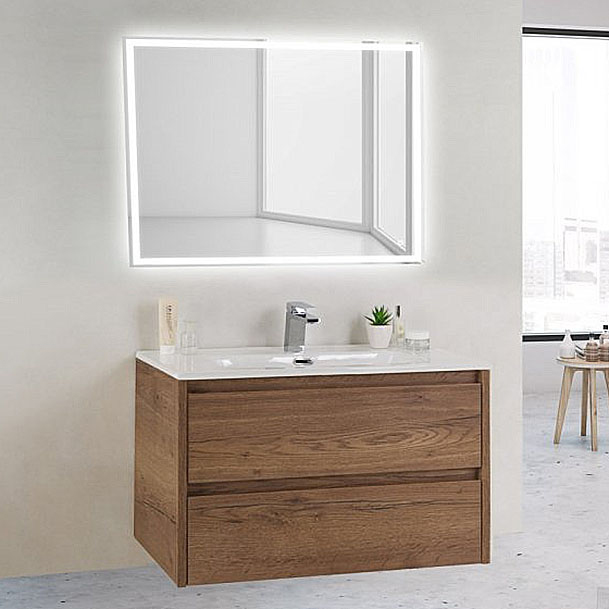 Мебель для ванной BelBagno Kraft 39-800/390-2C-SO-RT Rovere Tabacco