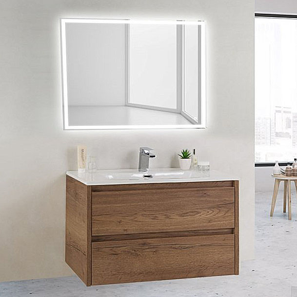 

Мебель для ванной BelBagno Kraft 39-800/390-2C-SO-RT Rovere Tabacco, Темное дерево