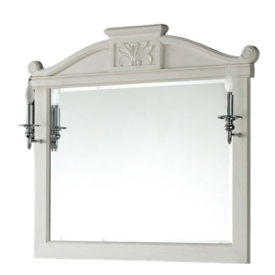 Зеркало для ванной BelBagno Primavera BB45S/PBA Bianco Antico бордюр керлайф primavera bianco 6 2x70 9 см