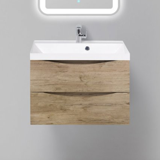 

Тумба с раковиной BelBagno Marino 700-2C-SO-RN-P Rovere Nature, Светлое дерево