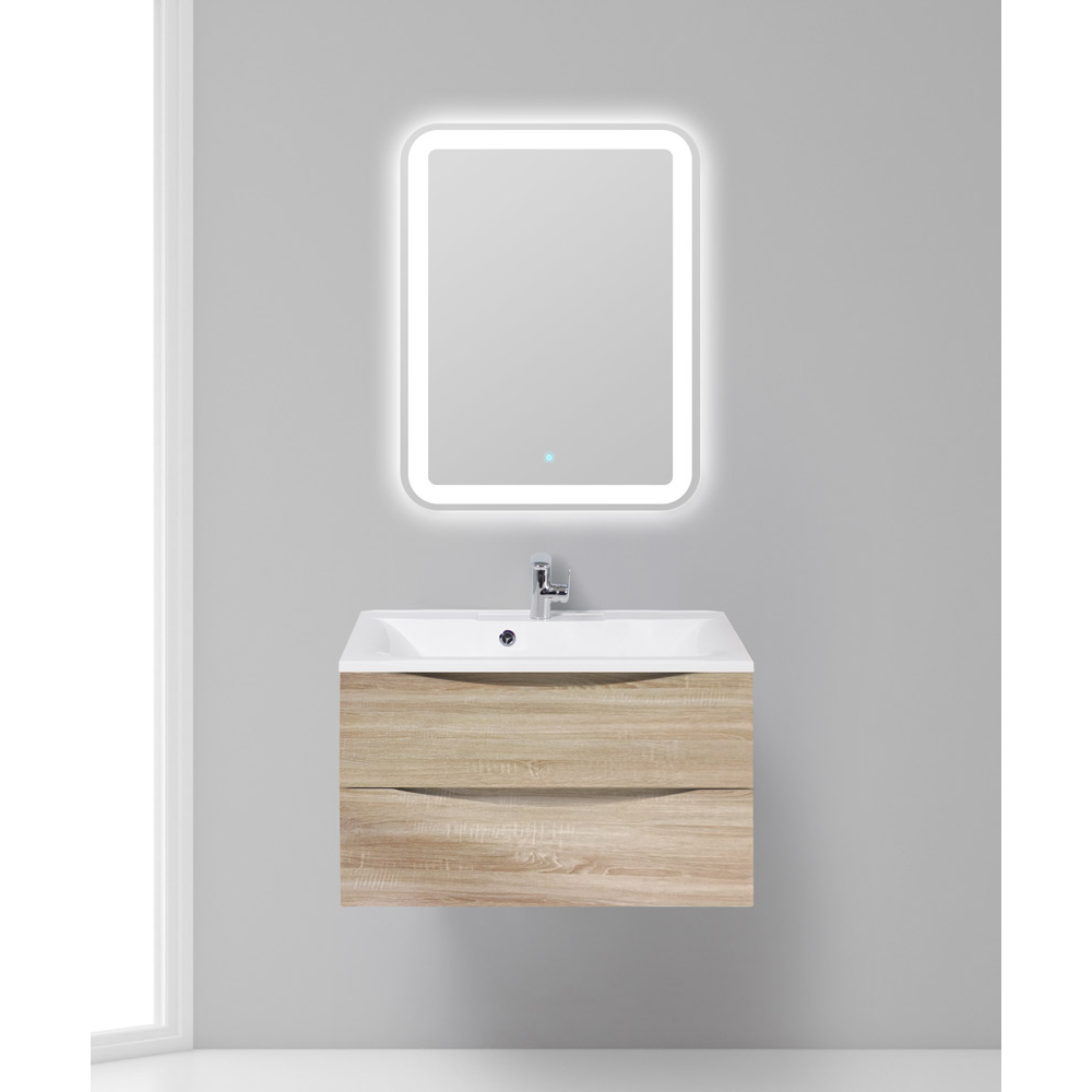 

Мебель для ванной BelBagno Marino 800-2C-SO-WO-P Rovere Bianco, Белый