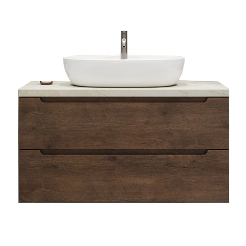 

Тумба с раковиной BelBagno ETNA100RW-KEPMCO-1346-SET матовая, Темное дерево