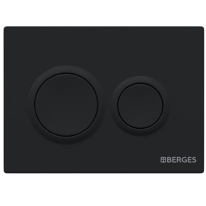 Кнопка для инсталляции Berges Novum O5 040065 черная кнопка для инсталляции berges novum s5 040045 черная