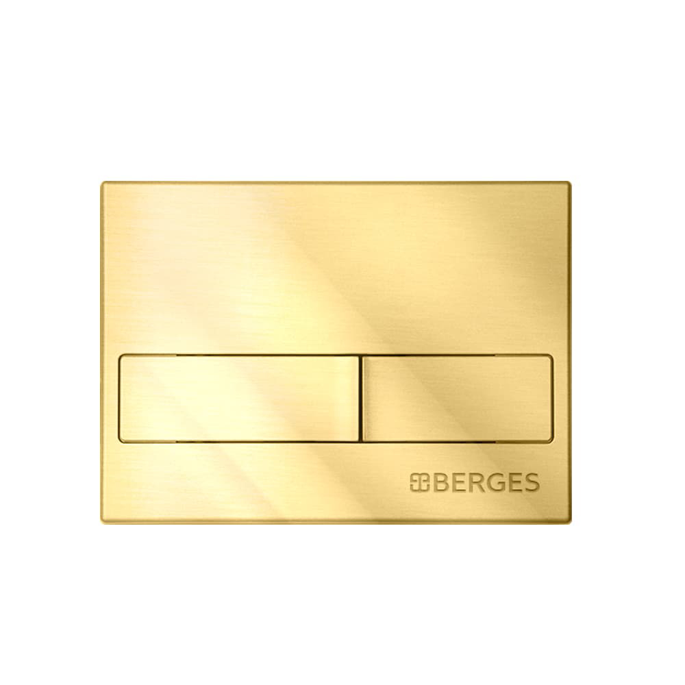 Кнопка для инсталляции Berges Novum L9 040019 золото глянец кнопка для инсталляции shouder shd 00011931 слоновая кость золото