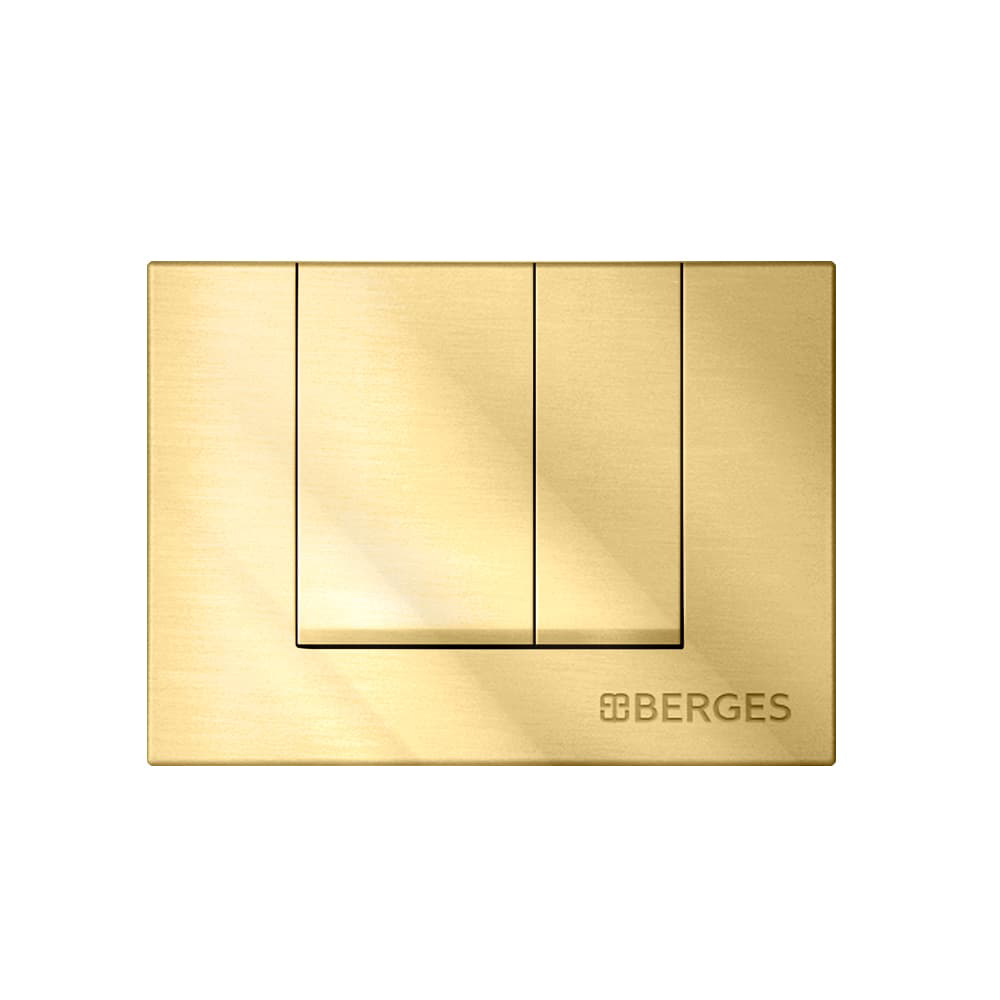 Кнопка для инсталляции Berges Novum 040049 глянцевое золото - фото 1