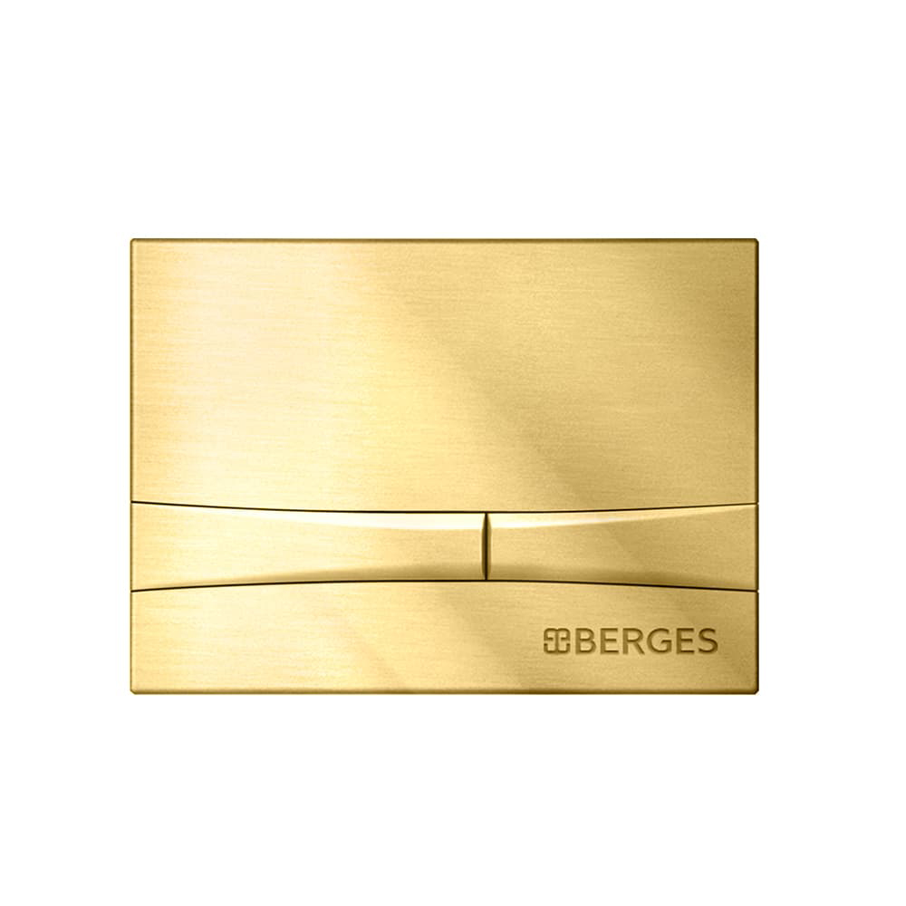 Кнопка для инсталляции Berges Novum F9 040059 золото глянец кнопка для инсталляции abber ac0121rg розовое золото