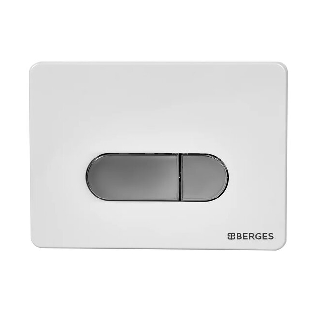 Кнопка для инсталляции Berges Novum D7 040037 белая кнопка для инсталляции berges novum o1 040061 белая