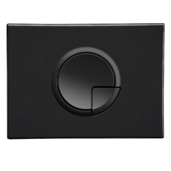 Кнопка для инсталляции Berges Novum 040025 Soft Touch, черная, цвет черный - фото 1