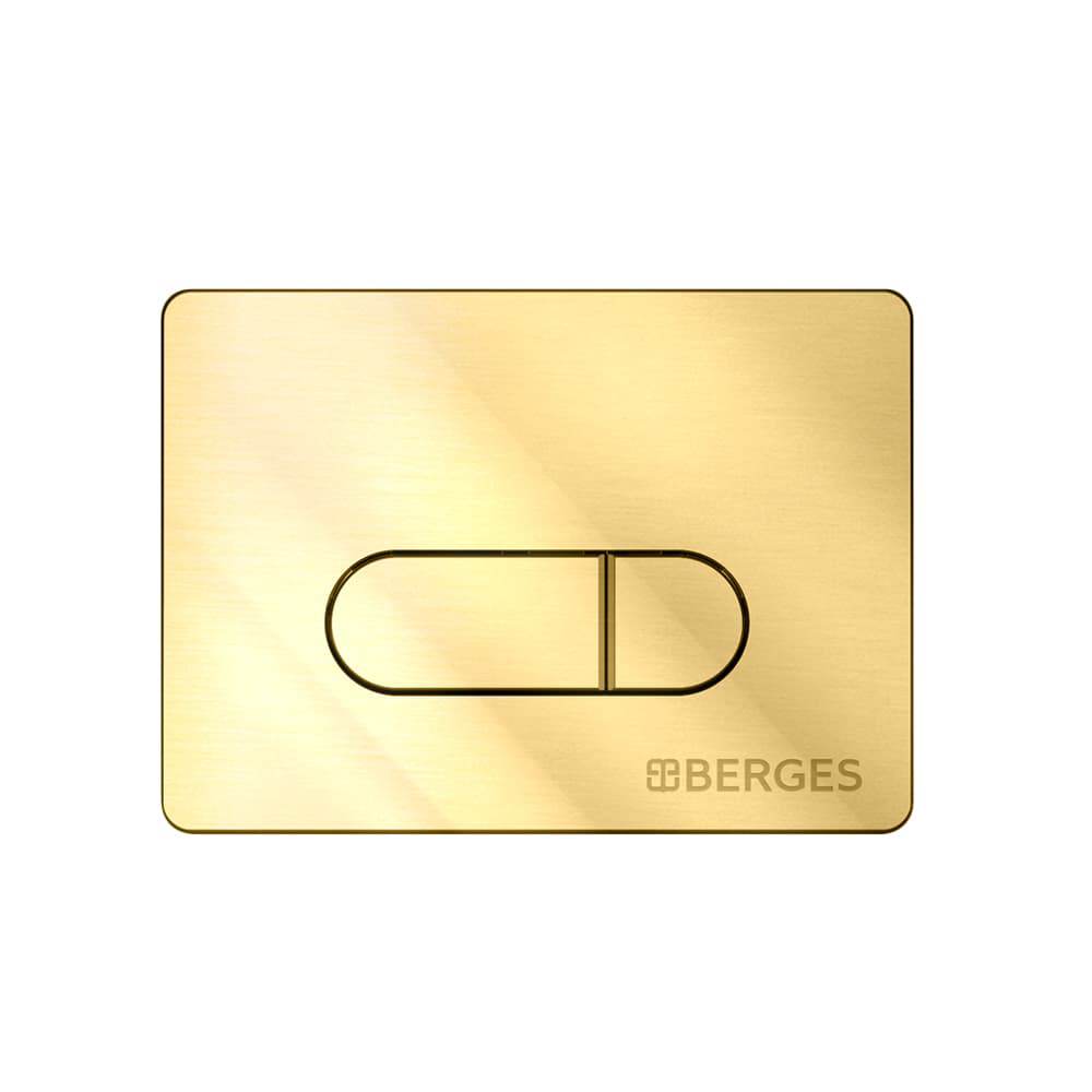 Кнопка для инсталляции Berges Novum D9 040039 золото глянец кнопка для инсталляции shouder shd 00011933 золото