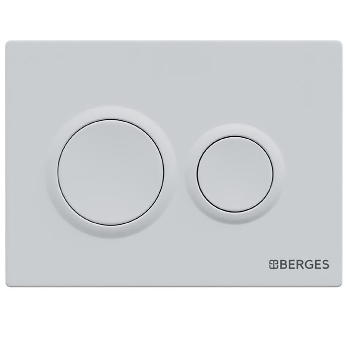 Кнопка для инсталляции Berges Novum 040064, цвет хром - фото 1