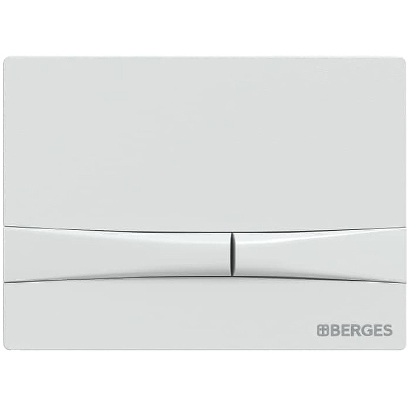 Кнопка для инсталляции Berges Novum F4 040054 белая, цвет белый - фото 1