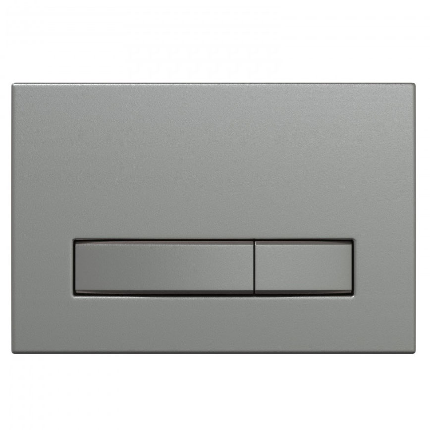 Кнопка для инсталляции Berges Atom Line 049229 никель, цвет серый - фото 1