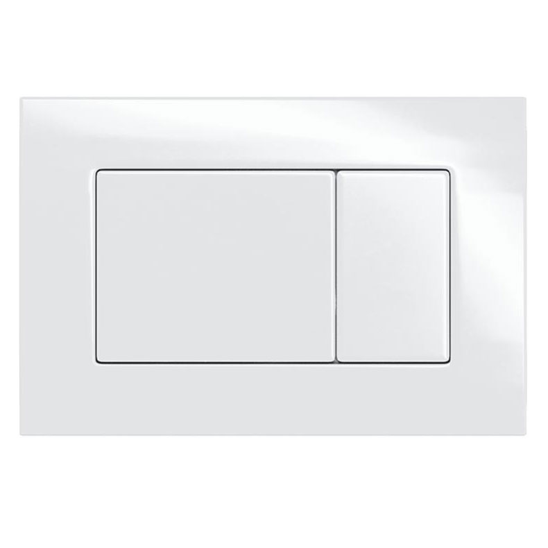 Кнопка для инсталляции Berges Atom Line 049219, цвет белый - фото 1