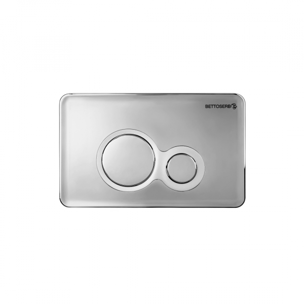 Кнопка для инсталляции Bettoserb Duo 40006465, цвет хром - фото 1