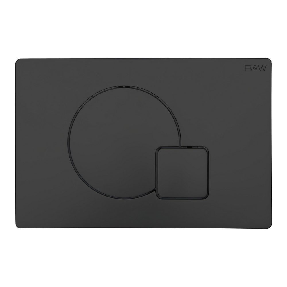 Кнопка для инсталляции Black&White Universe WPI-09522, цвет черный - фото 1
