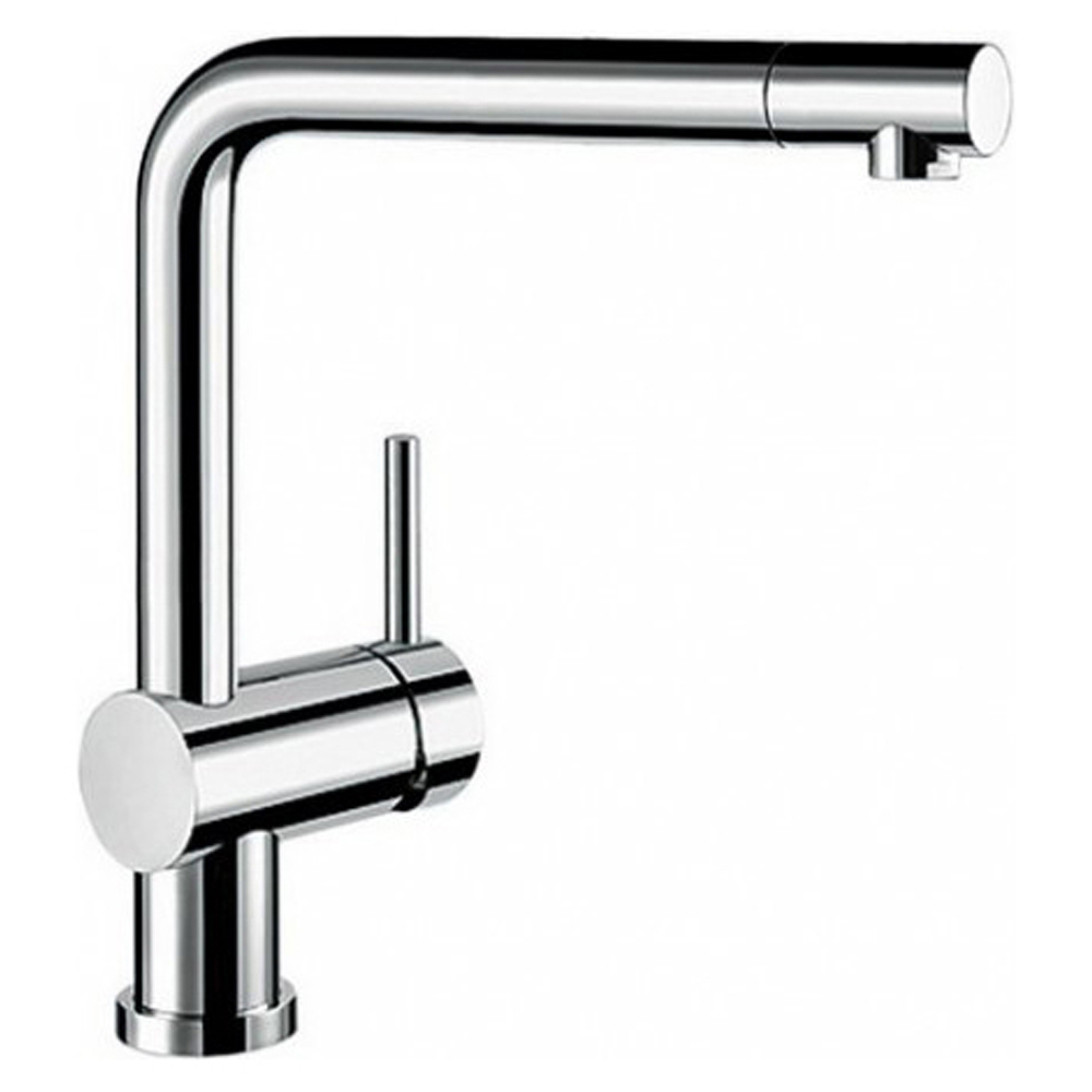Смеситель Blanco Linus-F хром для кухни душевая система kludi logo dual shower system со смесителем хром 6808305 00
