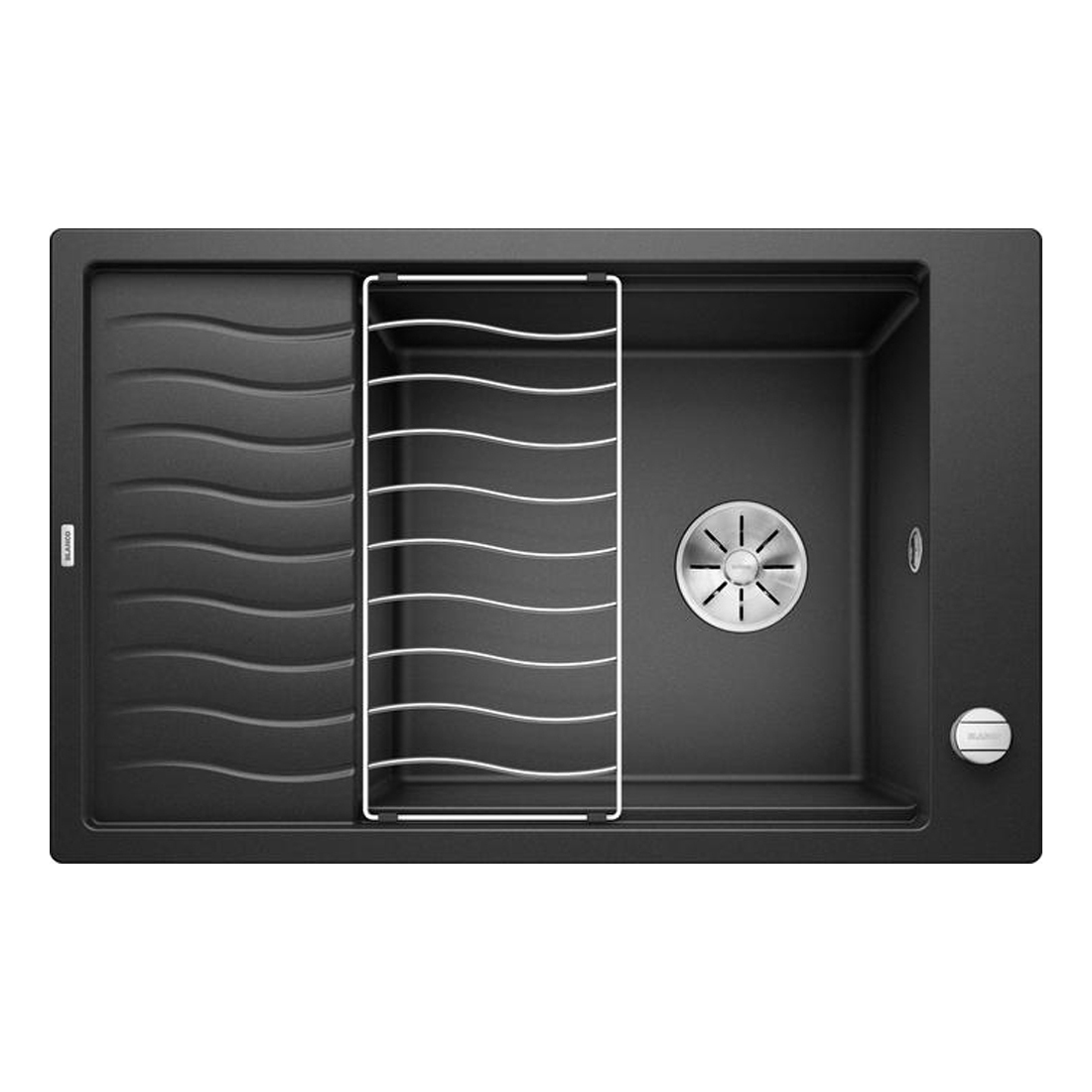 Кухонная мойка Blanco Elon XL 6S антрацит кухонная мойка florentina комби 650 антрацит