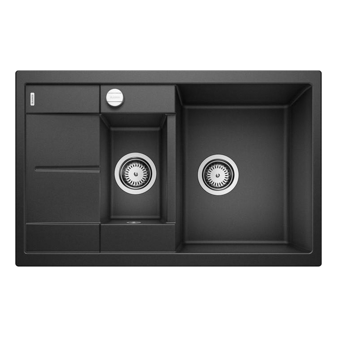 Кухонная мойка Blanco Metra 6 S Compact черная кухонная мойка blanco metra 9 левая черная