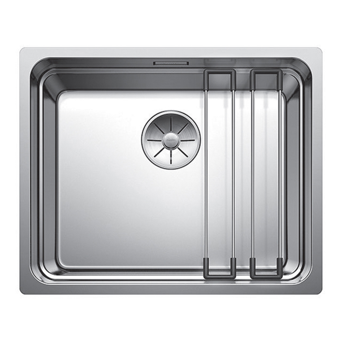 Кухонная мойка Blanco Etagon 500-IF полированная сталь кухонная мойка paulmark berman pm517851 bs брашированная нерж сталь