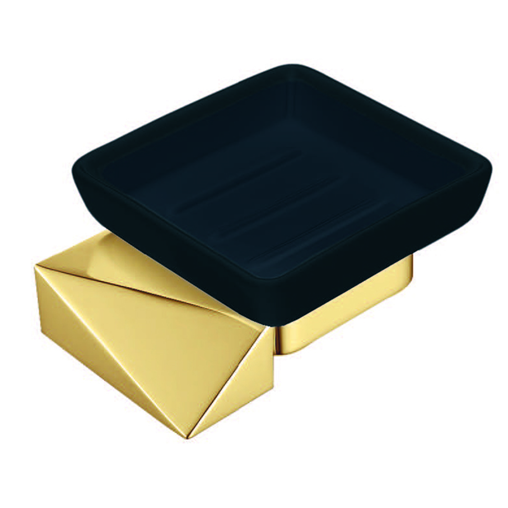 Мыльница Boheme New Venturo 10313-G-B золото/черный мыльница boheme murano cristal 10205 золото