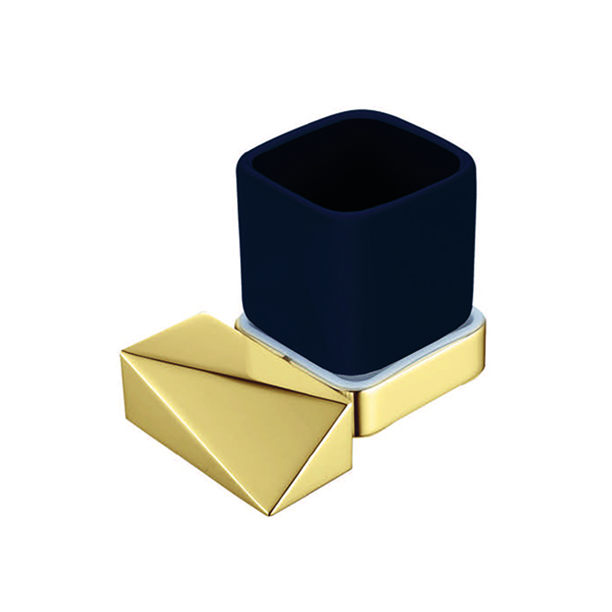 Стакан Boheme New Venturo 10314-G-B золото/черный стакан для ванной milacio ultra квадратный золото mcu 951 gd