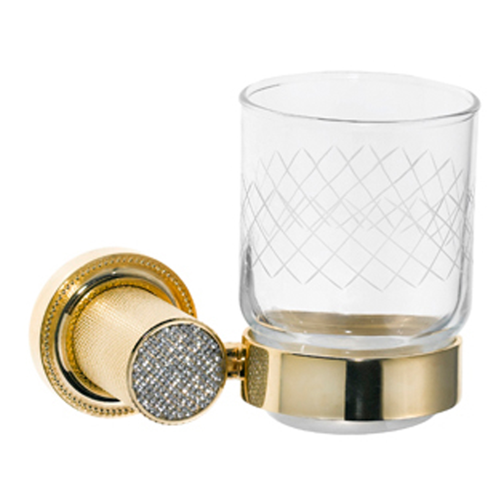 Стакан Boheme RoyalCristal 10924-G золото стакан для ванной milacio ultra квадратный золото mcu 951 gd