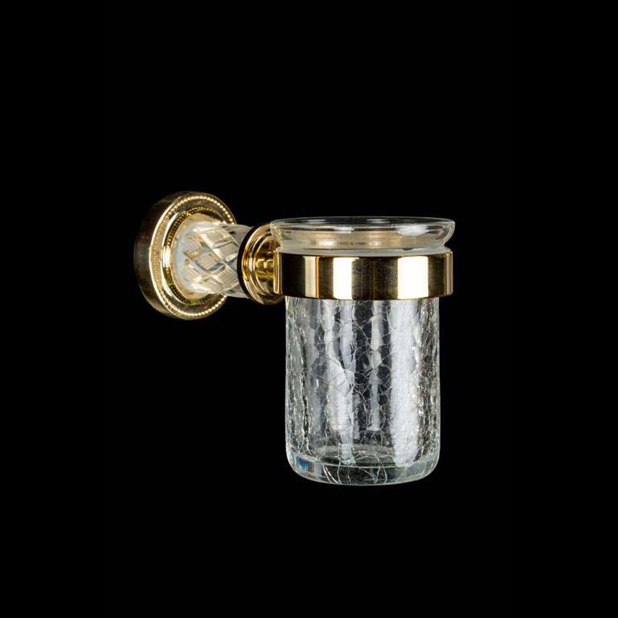 Стакан Boheme Murano Cristal 10904-CRST-G золото стакан для ванной milacio ultra квадратный золото mcu 951 gd