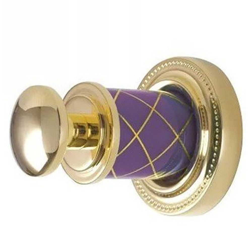 Крючок Boheme Murano 10906-V-G фиолетовый/золото