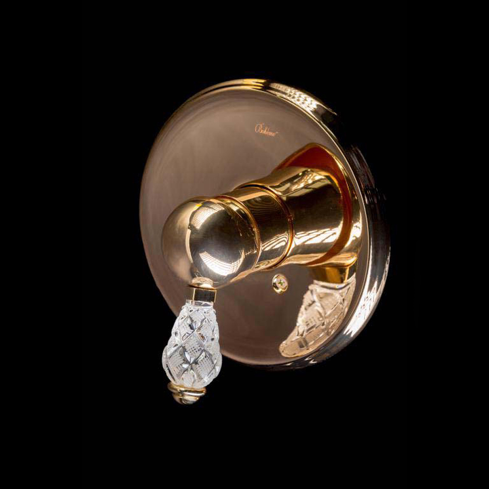 

Смеситель Boheme Crystal 285-CRST для душа, Золото