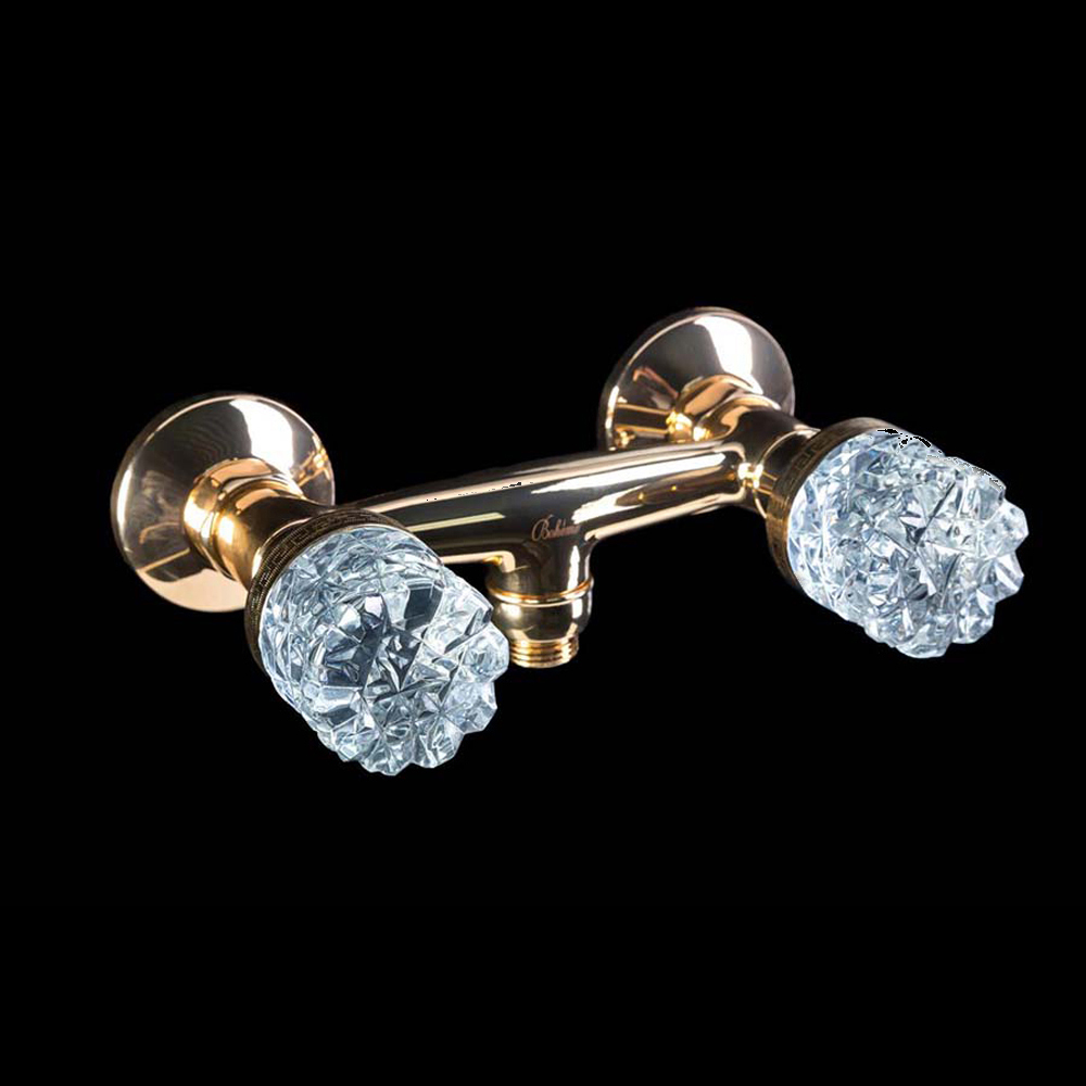 

Смеситель Boheme Crystal 294-CRST для душа, Золото