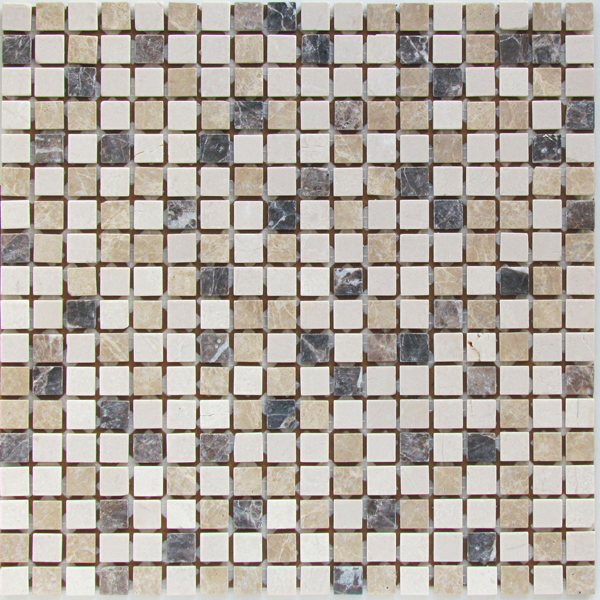 Мозаика Bonaparte Turin-15 Slim Matt 30,5х30,5, цвет белый - фото 1
