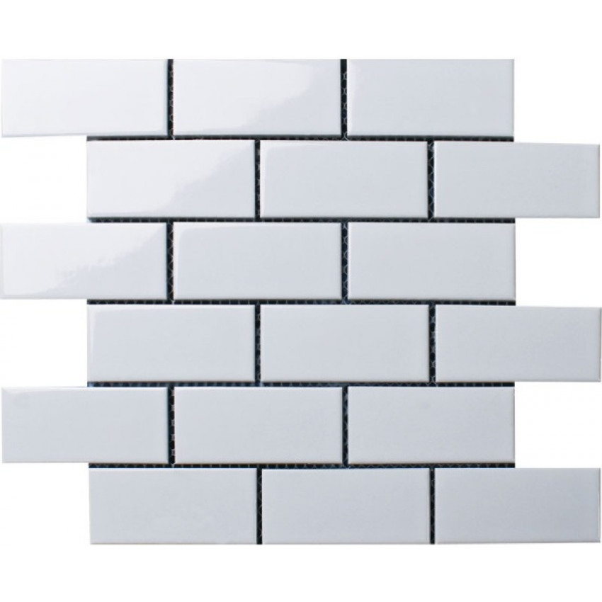 Мозаика Bonaparte Brick White 28.8х29.2 мозаика bonaparte brick white 28 8х29 2
