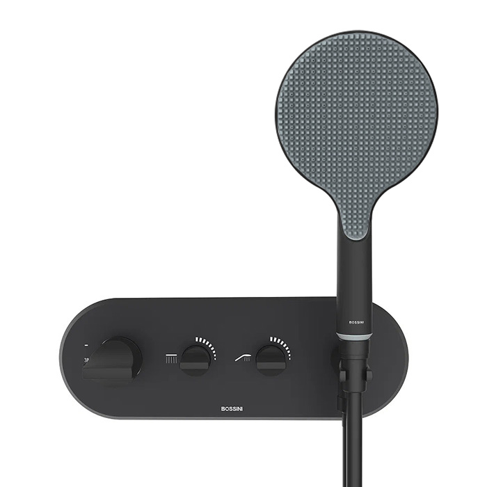 

Внешняя часть смесителя для душа Bossini Apice Z00521.073, Черный