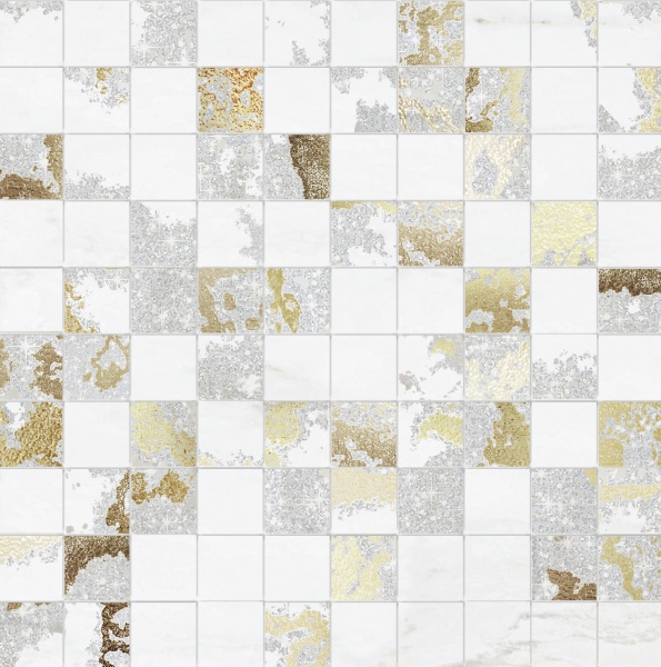 Мозаика Brennero Venus Mosaico Q. Solitaire White Mix 29,7х29,7 мозаика ibero materika mosaico smart white 31x29 6